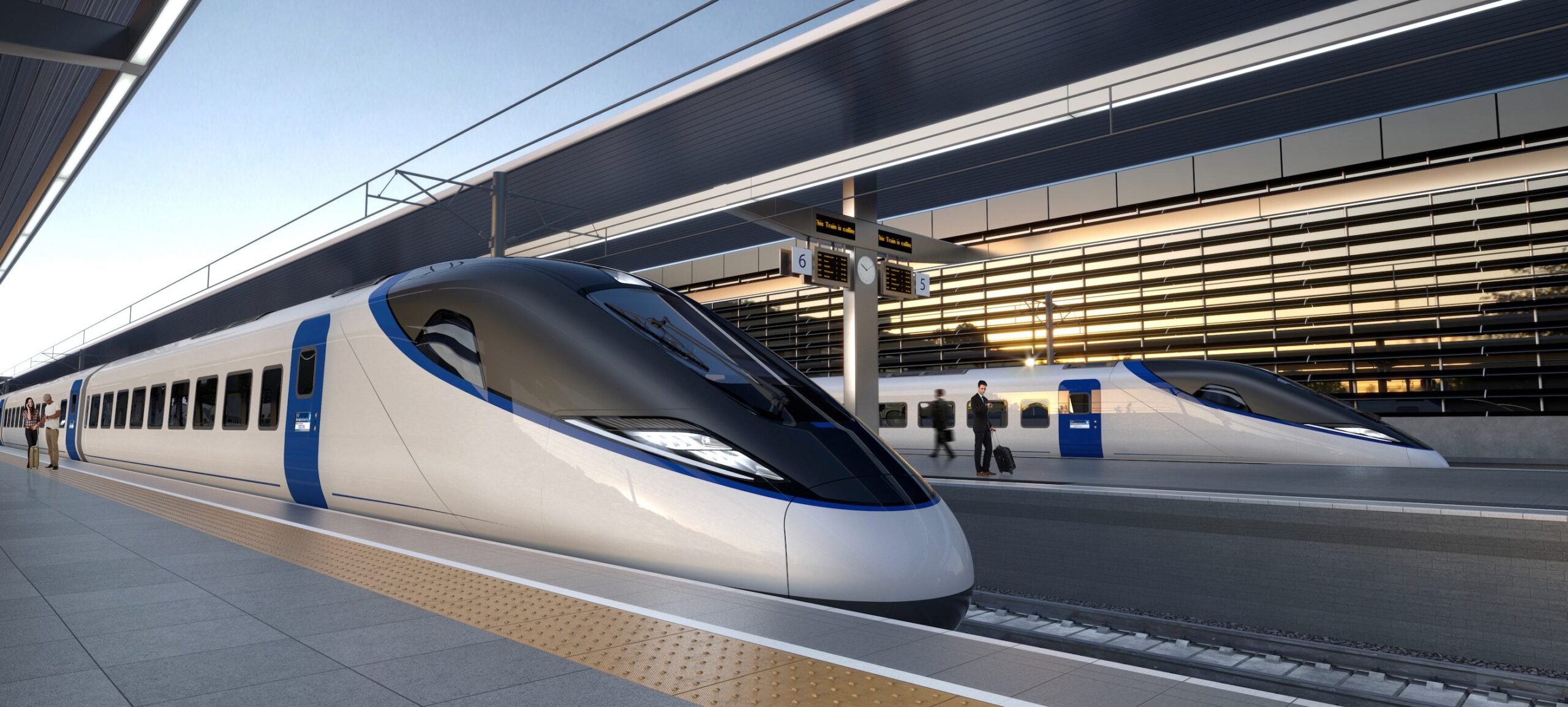 HS2 train SCS JV Skanska Costain STRABAG Joint Venture